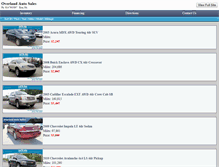 Tablet Screenshot of overlandcars.com